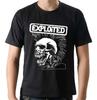 Kafatası Sömürülen Tişört Erkek Gotik Trend Tişört Erkek Üstler Harajuku Punk Kıyafetleri Erkek Grafik Tişörtler Retro Günlük Sokak Giyimi#Renk(3)