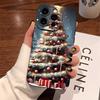 Creative Christmas Tree Pattern Phone Case For iPhone 16 15 14 Pro Max 12 11 13 Mini 17 Air XS X XR 7 8 Plus SE2 16e Soft Cover