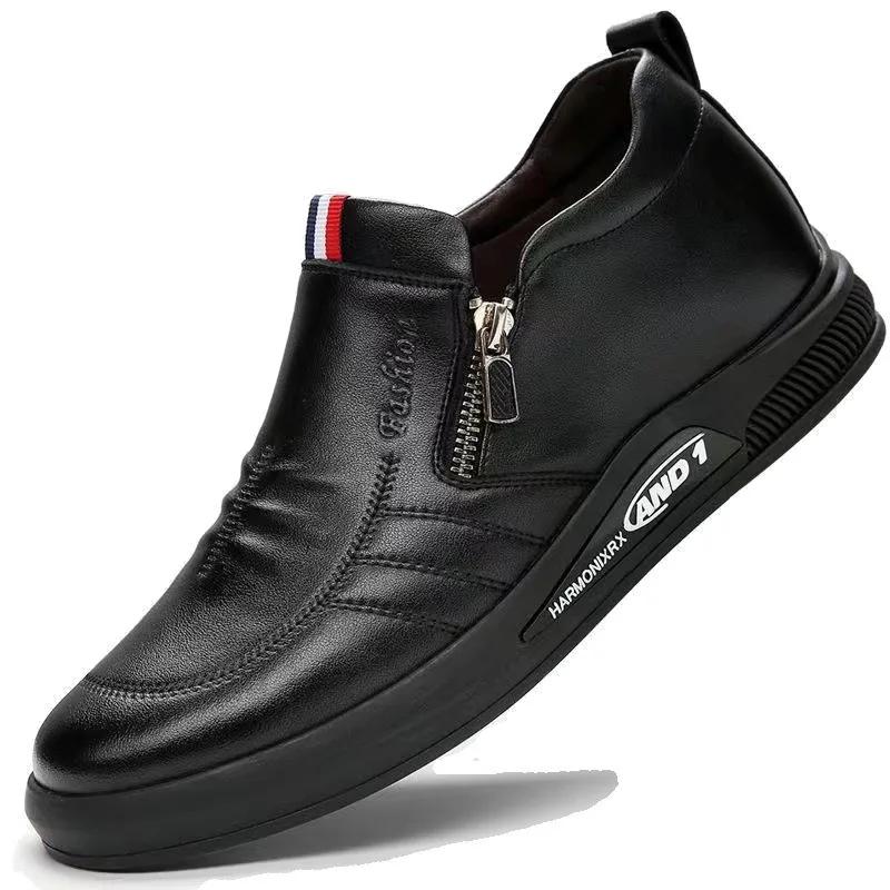 New Autumn Men's Leather Shoes Trend Formal Business Footwear Men Casual Non Slip Loafers Comfort Male Sneakes Zapatos Hombre