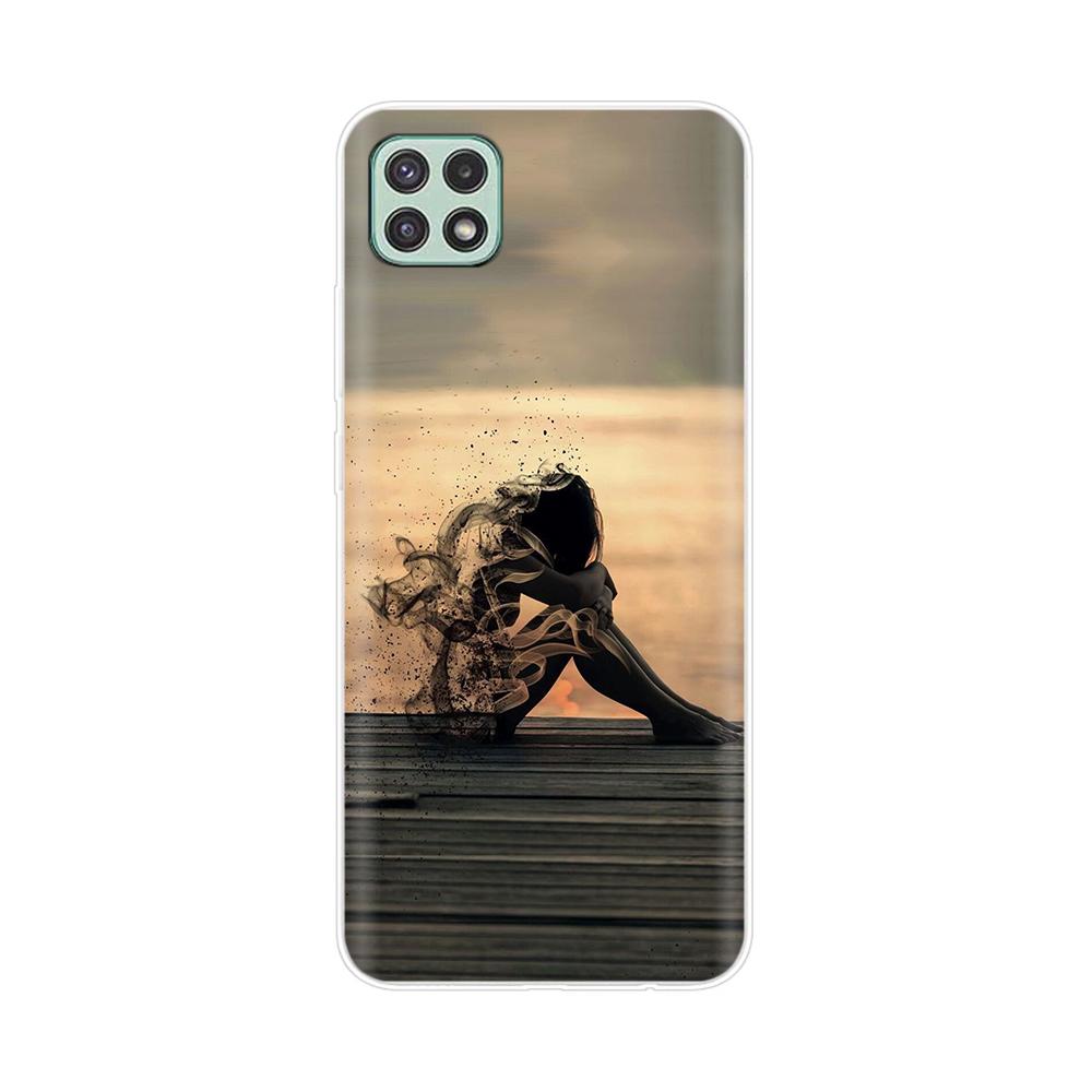 Für Samsung A22 A22s Fall Nette Silikon Weiche Fundas Telefon Abdeckung Für Samsung Galaxy A22s A22 4g 5g EINE 22 Sm -A225f Stoßstange Coque