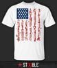 T-shirt Unisex Bandiera Americana Direttamente dal Fornitore