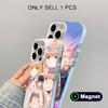 Coque de téléphone Angel Mahiru Shina pour iPhone 17 16 15 14 13 12 11 X XR XS Air Pro Max Plus Colorée Argentée Housse MagSafe