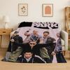 Retro L-Linkin Park Rock Band Flannel Blanket Soft Warm Throw Blanket for Bedroom Living Room Bed Travel Camping Picnic Gift