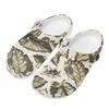 Unisex Pattern Printed EVA Clogs Quick Dry Easy Clean Slip On Garden Shoes Beach Pool Bathroom Home Daily Shoes Summer Daily Wear