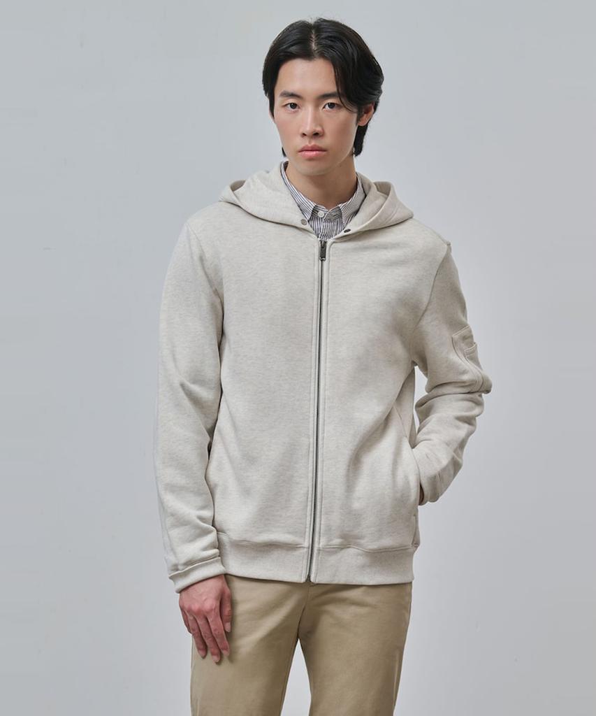 Beanpole Men Hoodie Zip-Up Sweatshirt Ivory (Bc4841C070)