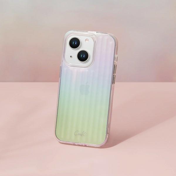 UNIQ case Coehl Linear iPhone 14 / 15 / 13 6.1" opal/iridescent