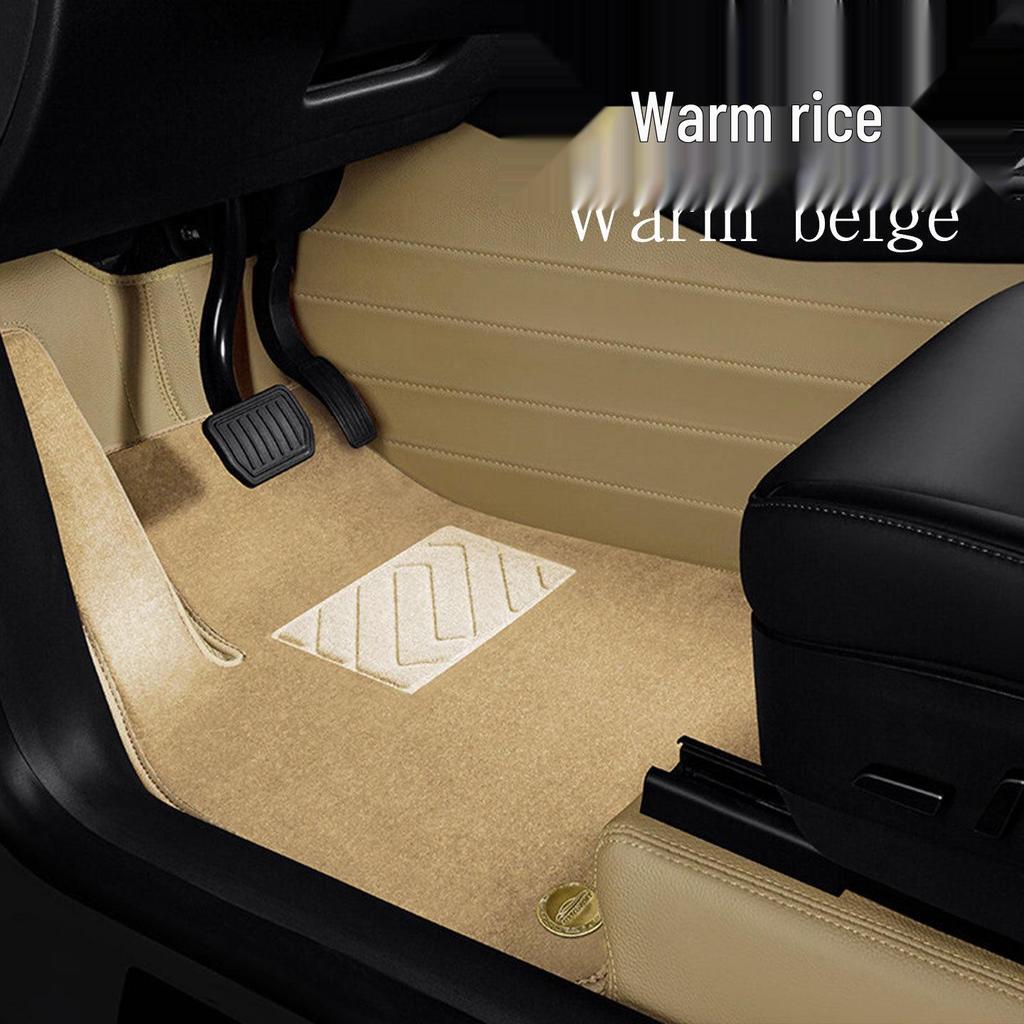 360° Soft Leather Car Floor Mats for Tesla YL/Y/3 (Upgraded Version)