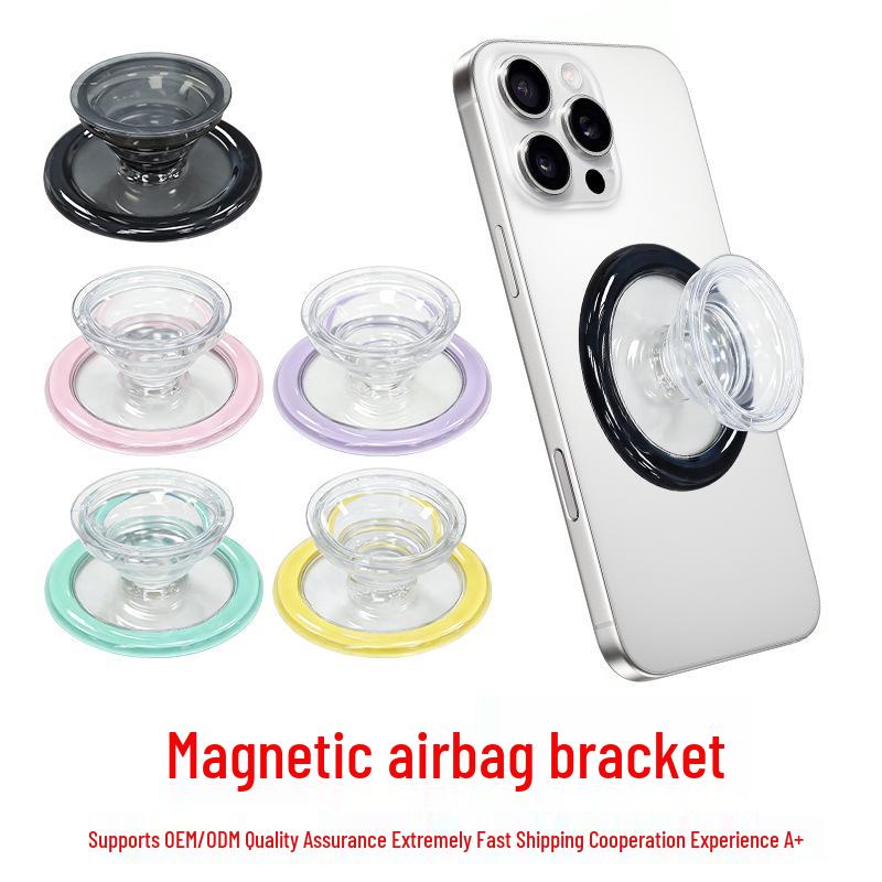 Magsafe Transparent Magnetic Resin Painting Acrylic Retractable Holder