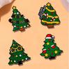 Modischer Weihnachtsbaum Emaille-Anstecker für Rucksäcke, Kleidung, Damenbrosche oder Kragennadel