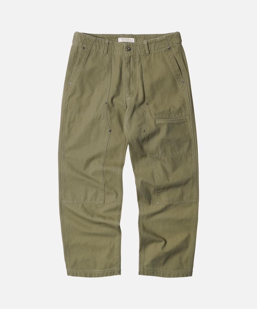 FRIZMWORKS Jungle Cloth Double Knee Pants _ Khaki Beige