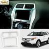 Interior Dashboard Console GPS Navi Cover Trim Fit For Ford Explorer 2011-2015