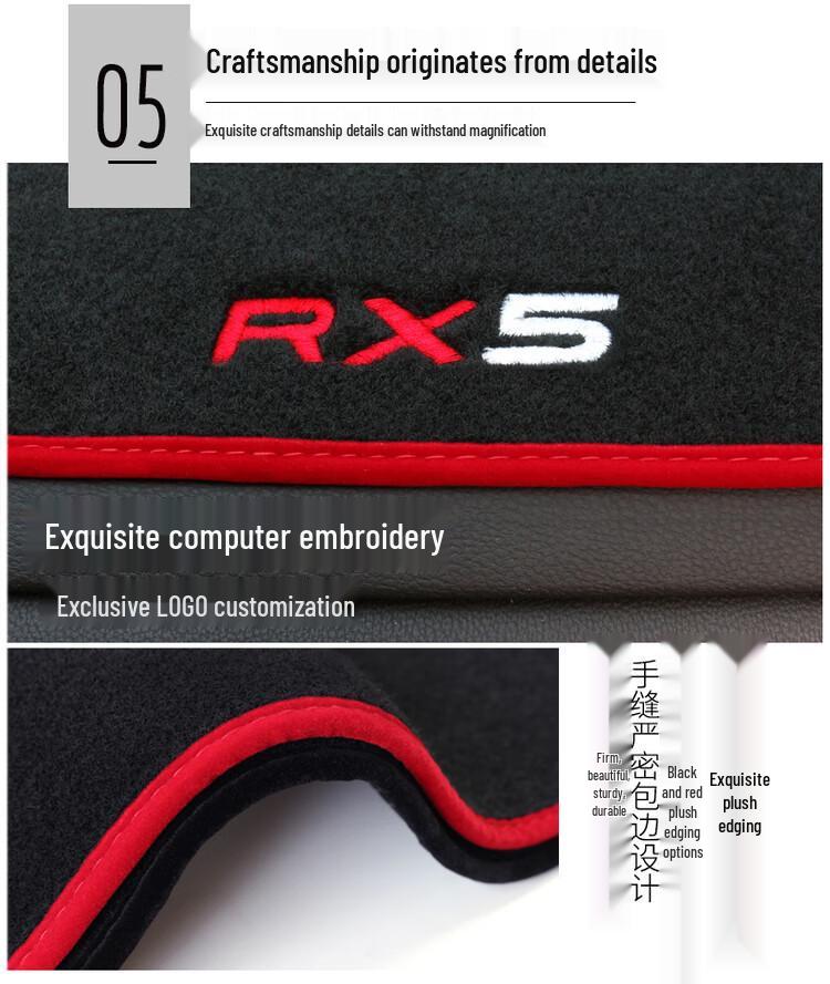 Lynk & Co 01 Car Interior Sunshade Pad - Center Console Dashboard Heat Insulation for 2023 Models