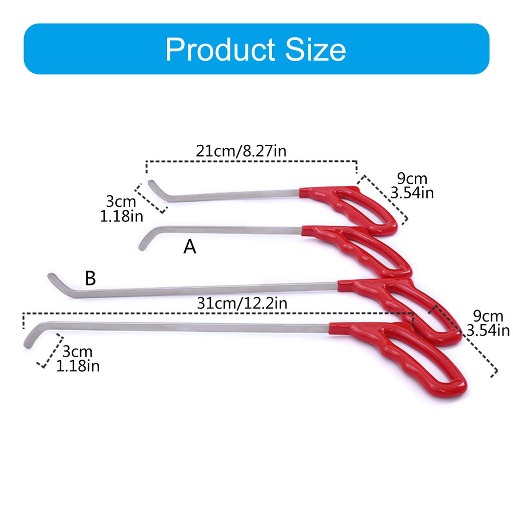 Car Dent Repair Tool Flat Shovel Removal Rod for Easy Automotive Body Dent Removal Stainless Steel Professional Pry Tool