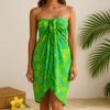 Beach Sarong Orchid Print Rayon, 4 Colours
