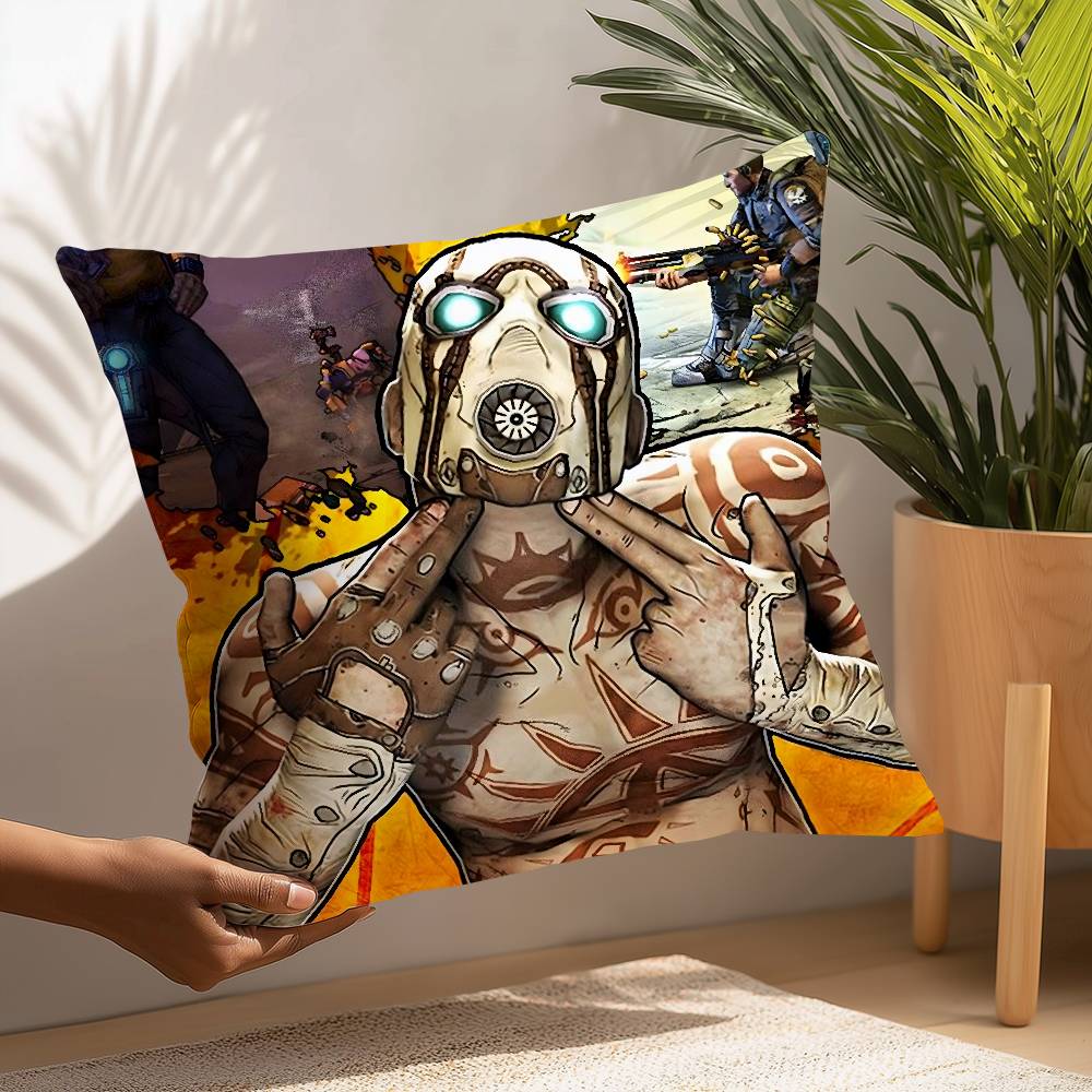 B-Borderlands Game Pillow Case Plush Fabric Soft Pillowcase Double Sided Print Cushion Cover Household Gifts
