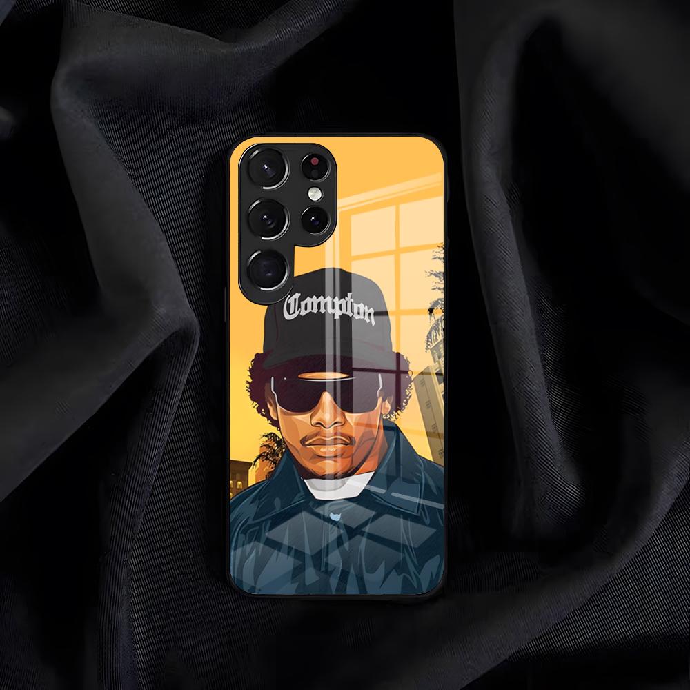 Rapper E-Eazy-E Phone Case For Samsung S26 S25 Edge S24 S23 S22 S21 S20 Ultra Plus FE Glass Cover