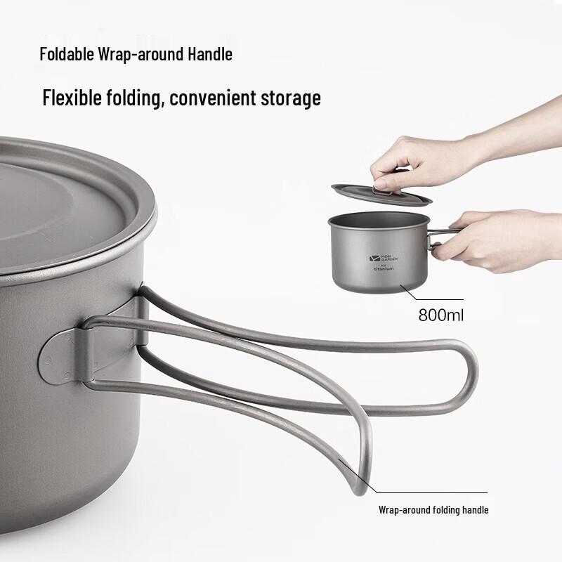 MOBIGARDEN Feast 800ml Titanium Pot