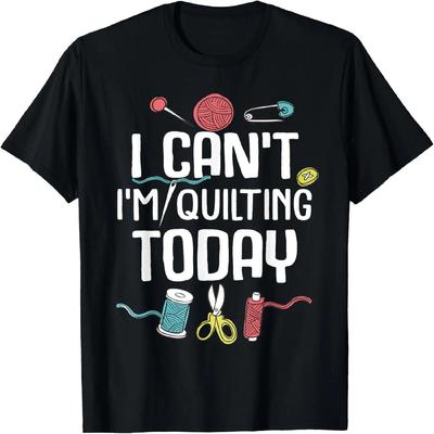 Funny Quilting Gift For Women Quilt Sewing Quilter Lovers T-Shirt