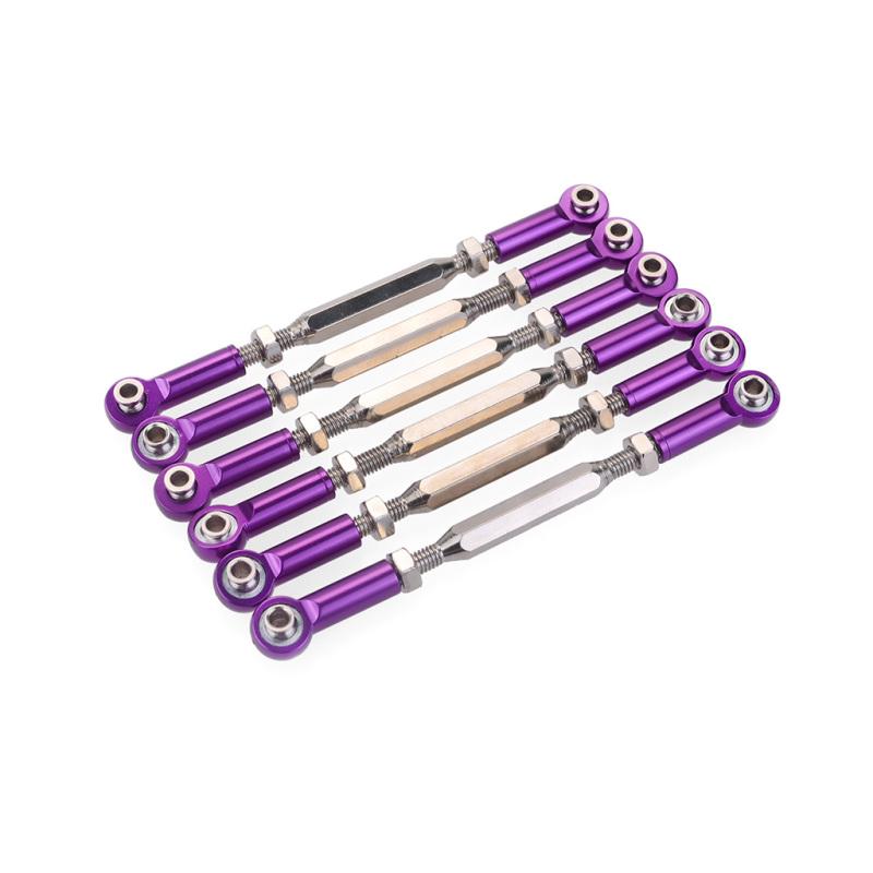Aluminum Turnbuckle Rod Linkage Steering Rods for RC 1/10 1/8 Redcat HSP ZD Racing HPI HOBAO  Truck