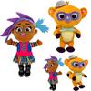 Nuovo Film d'Animazione Vivo Scimmia Peluche Kinkajou&Andrés Marta Sandoval Rosa Gabi Vivo Bambola di Peluche Regalo di Natale per Bambini