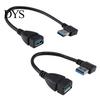 USB 3.0 Type A 90 Degree Right Angled Male To Female Extension Adapter Cable