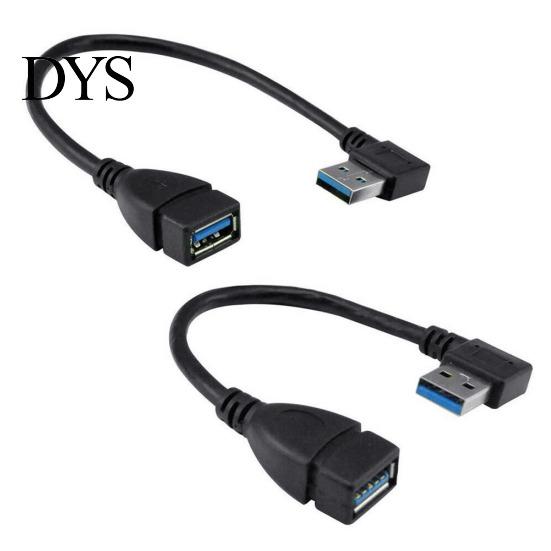 USB 3.0 Type A 90 Degree Right Angled Male To Female Extension Adapter Cable