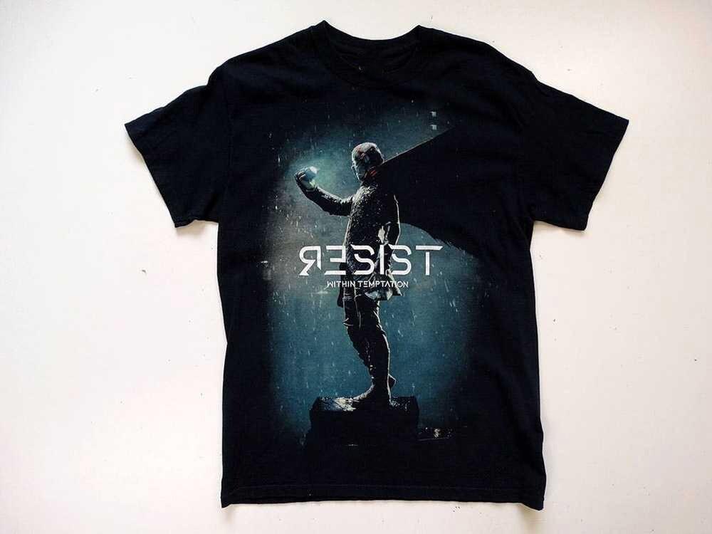 Retro Within Temptation The Resist Tour 2018 Shirt Zwart Unisex T-shirt