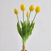 Artificial Tulip Bouquet Artificial Silicone Fake Flower Household Decoration Wedding Venue Decoration Mothers Day Present Artificial Flower
