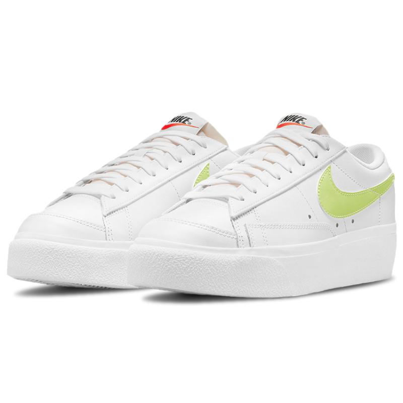 Nike Blazer Low Platform Lemon Twist Women's Sneakers Skateboard Shoes DJ0292-102