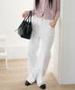 MIND BRIDGE WOMEN [W] Wide White Denim Pants
