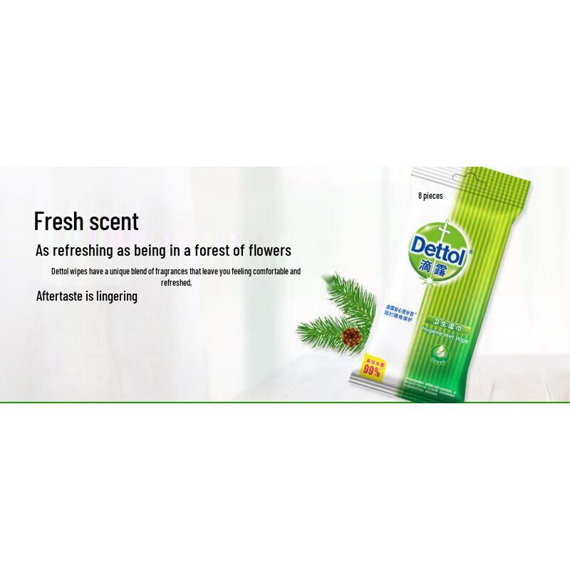 Dettol Wet Wipes & Kotex Sanitary Pads Hygiene Bundle