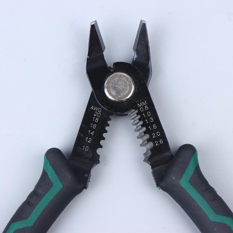 Clește Dezizolator Sârmă Multifuncțional 6,5 Inch Dezizolatoare Sârmă Instrument Tăietor Cabluri Clește Sertizare Sârmă Electrician Unelte de Mână
