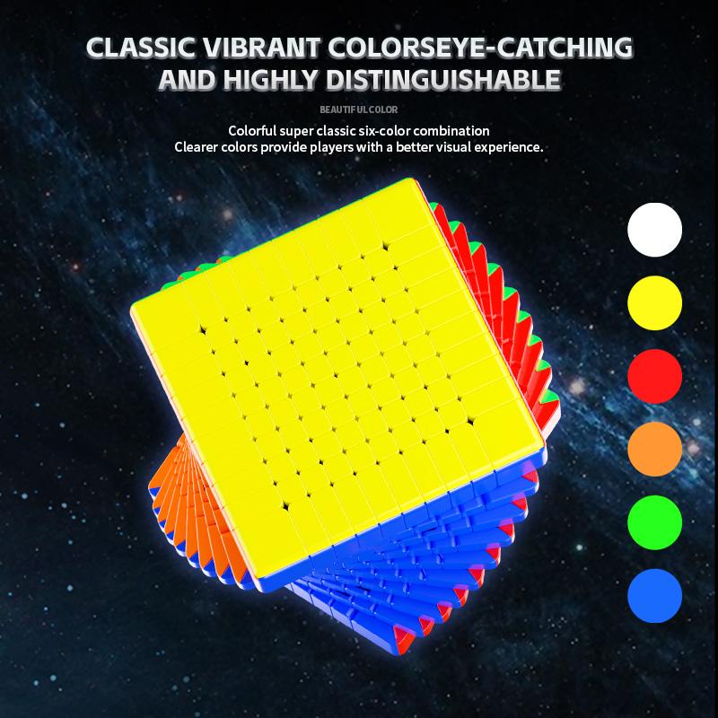 SENGSO 6x6x6 7x7x7 8x8x8 10x10x10 11x11x11 Cube Speed Cube Puzzle - Professional Competition High-Order Cube Educational Toy