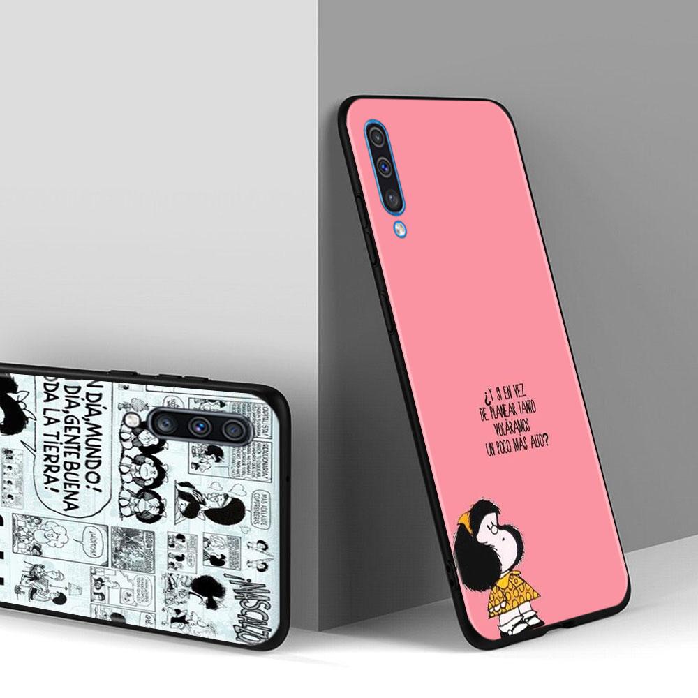 For Samsung Galaxy A20s A30 M31 A20e A70 A40 M30s A50 A10 M32 M62 M33 M22 A10s A10e M31s M52 Thin Soft Mafalda Celular Case