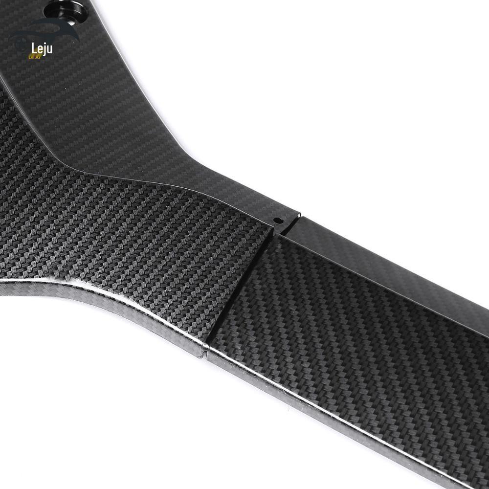 Gloss Black Three-Section Front Lip Body Kit for 2015-2017 Ford Mustang