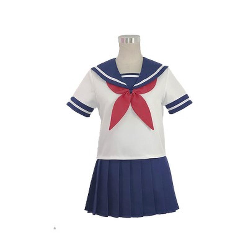 SCIONE Yandere Simulator Cosplay jelmez Ayano Aishi JK iskolai egyenruha női tengerész póló szoknya