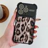 Luxus stoßfeste Leopardenmuster Hülle für iPhone 17 Air 16 15 14 13 Pro Max Plus Großer Fensterschutz TPU Handyhülle
