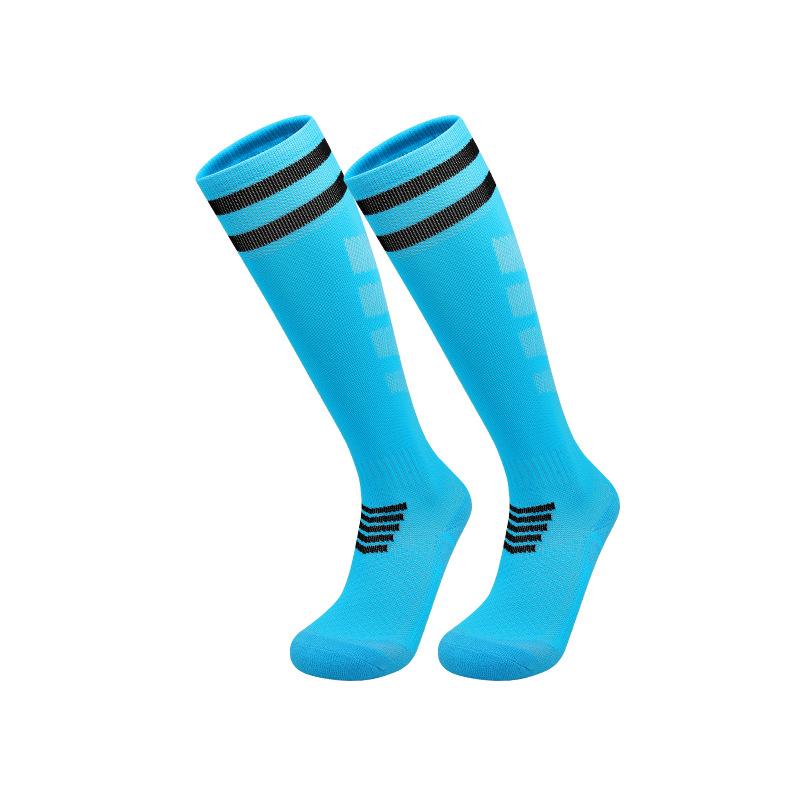 Actual Combat Long Tube Football Socks Professional Adult Children Older Children Towel Bottom Leg Guards Breathable Sports Socks