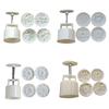 Mini Flower Moon Cake Mould Set Cake Model Printed with Embossed Baking Tool