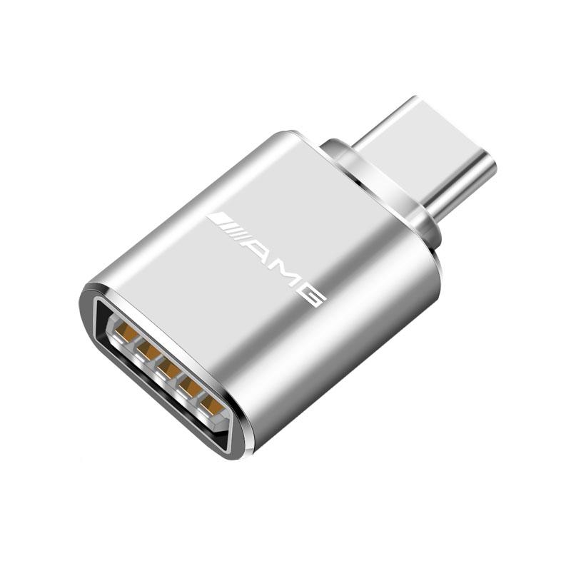 For Mercedes Benz AMG A B C E G CLA W211 W203 W204 C260 E300L A200L Type-C To USB Adapter Car Fast Charging Cable Converters