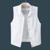 Men's Retro Multi-Pocket Japanese Streetwear Workwear Vest - Loose BF Style Casual Sleeveless Jacket
