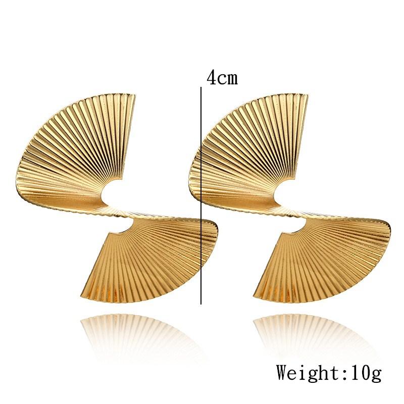 Neue Mode Gold Metall Hängeohrringe für Damen Unregelmäßige Geometrische Anhänger Ohrringe Trend Brincos Schmuck Geschenk
