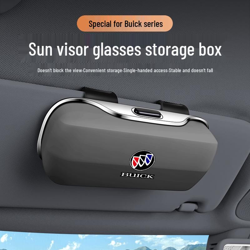 Buick E5/GL8/Envision/LaCrosse/Regal/Verano Bil Solskydd Glasögonhållare Klämma