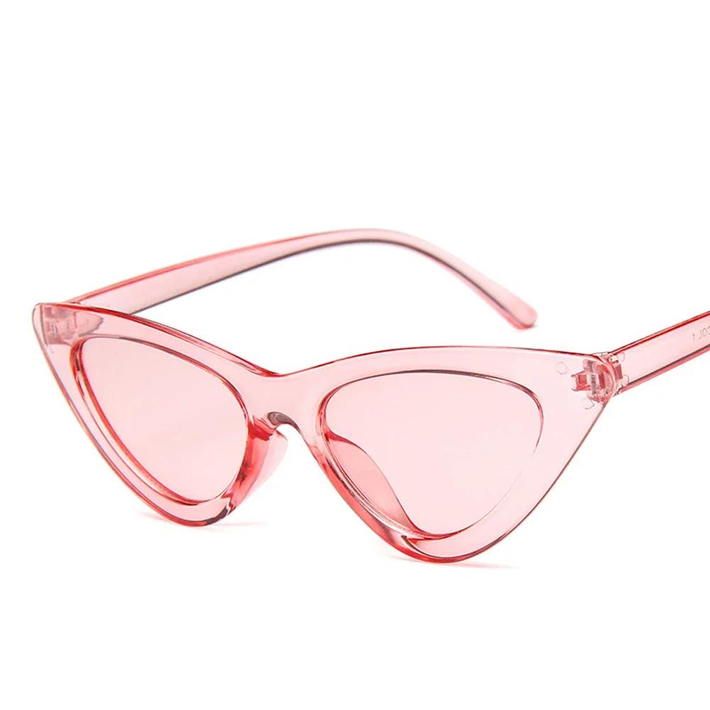 Klassieke Vintage Cat Eye Zonnebril voor Dames Sexy Retro Kleine Kattenoog Zonnebril Merk Designer Stijl Kleurrijke Bril voor Vrouwen Oculos De Sol
