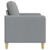 Storage Sofa In Light Grey 72 X 78 X 87 Cm Polyester