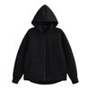Autumn Women Gray Jacket With Hood Long Sleeve Big Pocket Zipper Jacket Coat Woman Loose Casual Outerwear Coat Tops
