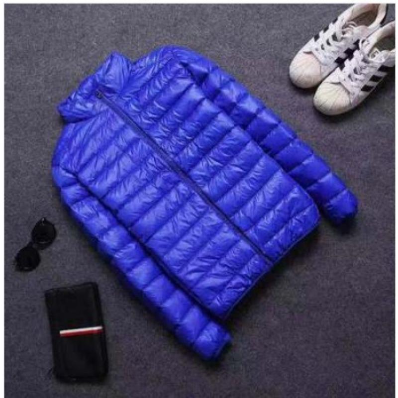 Cotton-padded Light Feather Cotton Hooded Men's Short Youth Large Size Winter Stand-up Neck Cotton-padded Jacket