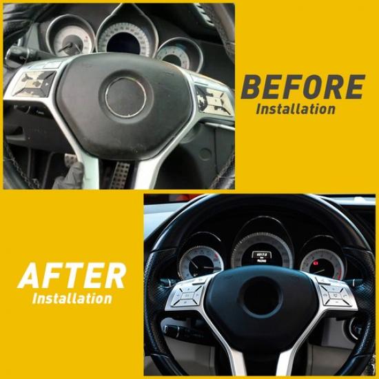 Car Steering Wheels Buttons Kit For 2012-2016 Mercedes Benz E C G GLA ML GL GLK