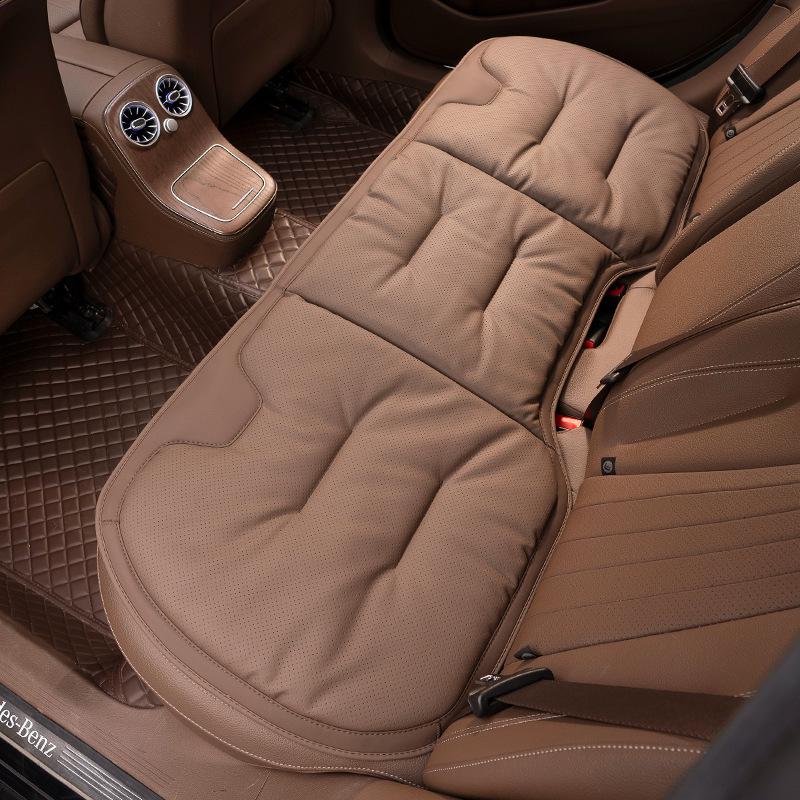 Customizable Nappa Leather Car Seat Cooling Pad - Summer Breathable, Non-Slip, High-End Ventilated Cushion for All Seasons