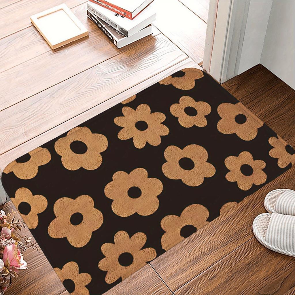 1PC Golf Ball Kitchen Rug Non-Slip Door Mat Pop Design Bathroom Rug Bath Mat Carpet for Home Sink Laundry Decoreeree